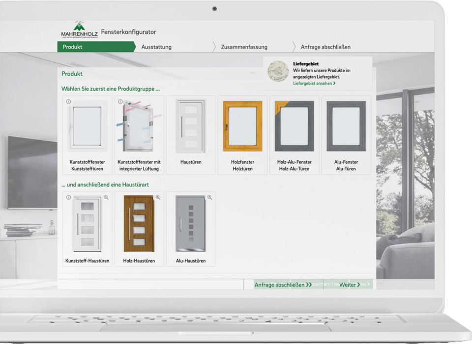 Gestalten Sie Ihre individuellen Fenster – mit dem MAHRENHOLZ Fensterkonfigurator